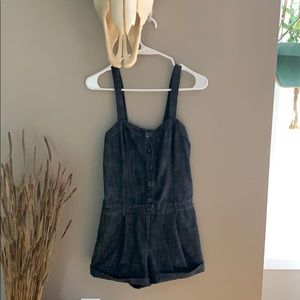 Denim romper